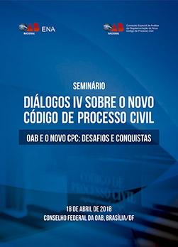 Arte do Evento: Diálogos IV sobre o Novo Código de Processo Civil - OAB e o Novo CPC: Desafios e Conquistas