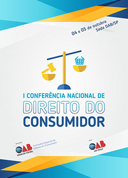Arte do Evento: I Conferência Nacional de Direito do Consumidor