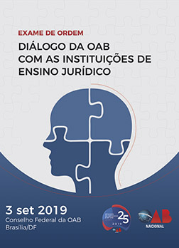 Arte do Evento: Diálogo da OAB com as Instituições de Ensino Jurídico