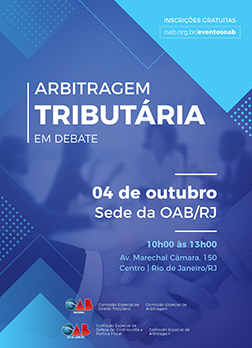 Arte do Evento: Arbitragem Tributária em Debate