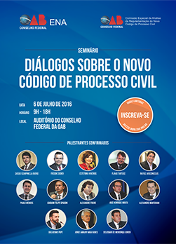 Arte do Evento: Diálogos sobre o Novo Código de Processo Civil