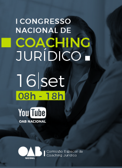 Arte do Evento: I Congresso Nacional de Coaching Jurídico