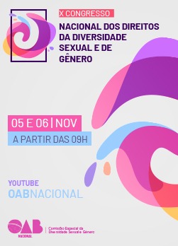 Arte do Evento: X Congresso Nacional de Direitos da Diversidade Sexual e de Gênero