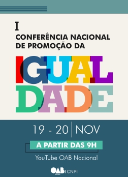 Arte do Evento: I Conferência Nacional de Promoção da Igualdade