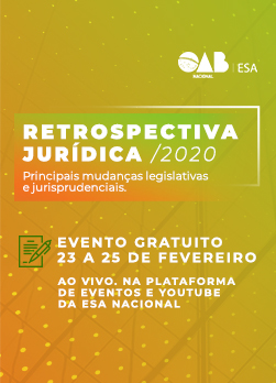 Arte do Evento: Retrospectiva Jurídica 2020 - principais mudanças legislativas e jurisprudenciais