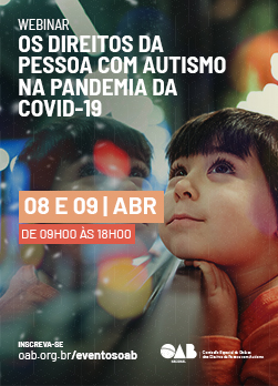 Arte do Evento: Os Direitos da Pessoa com Autismo na Pandemia da COVID-19