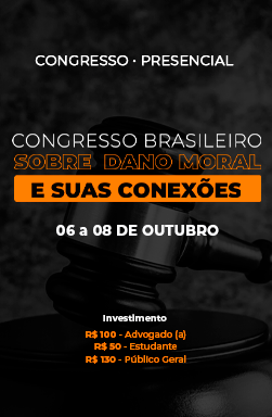 Arte do Evento: 4612 Congresso Brasileiro sobre Dano Moral e suas Conexões